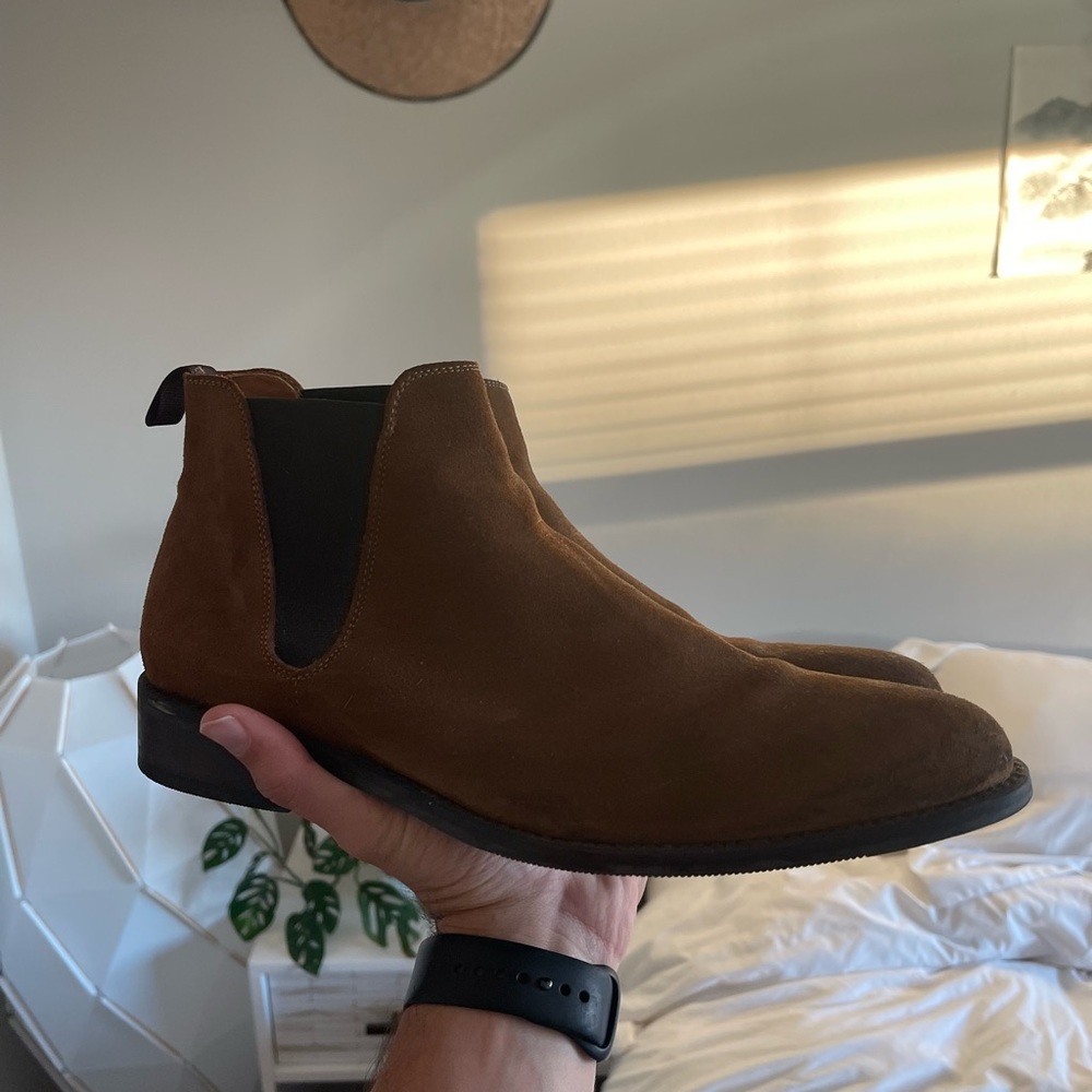 Mens Tan Chelsea Boots